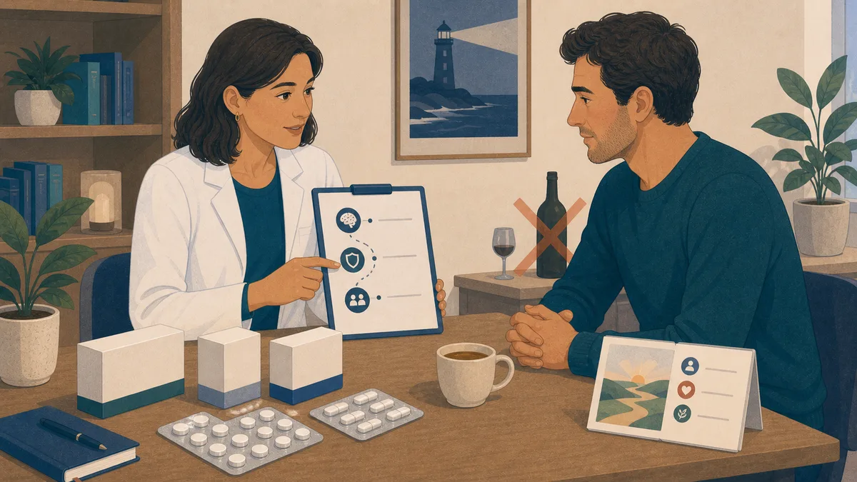 Dépendance à l'alcool: naltrexone, acamprosate et disulfirame comparés